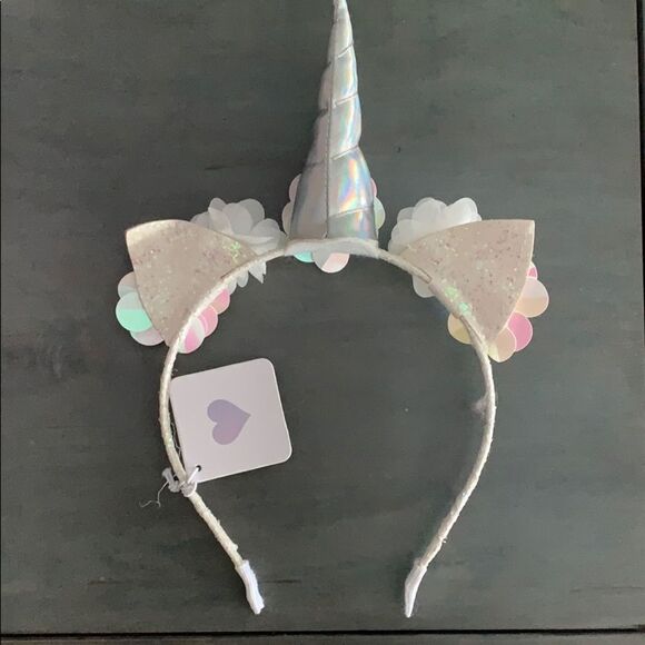The Children’s Place Sparkly Unicorn Headband OSFM - Picture 4 of 12